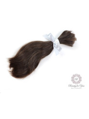 Ciemny brąz z siwizną / 27 cm 56 g