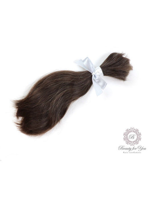 Ciemny brąz z siwizną / 27 cm 56 g