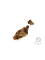 Virgin hair slightly wavy medium brown 29 cm 73g