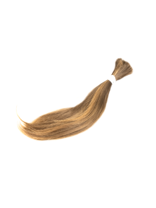 Włosy dziewicze proste jasny/złocisty brąz ombre 35cm 55g
