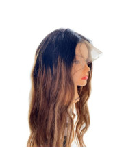 Peruka z włosów europejskich naturalnych 70 cm 296 g