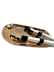 Elegancka taca / podstawka ochronna w kolorze rose gold