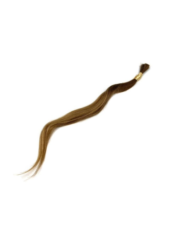 Włosy dziewicze złocisty jasny brąz 45 cm 20 g