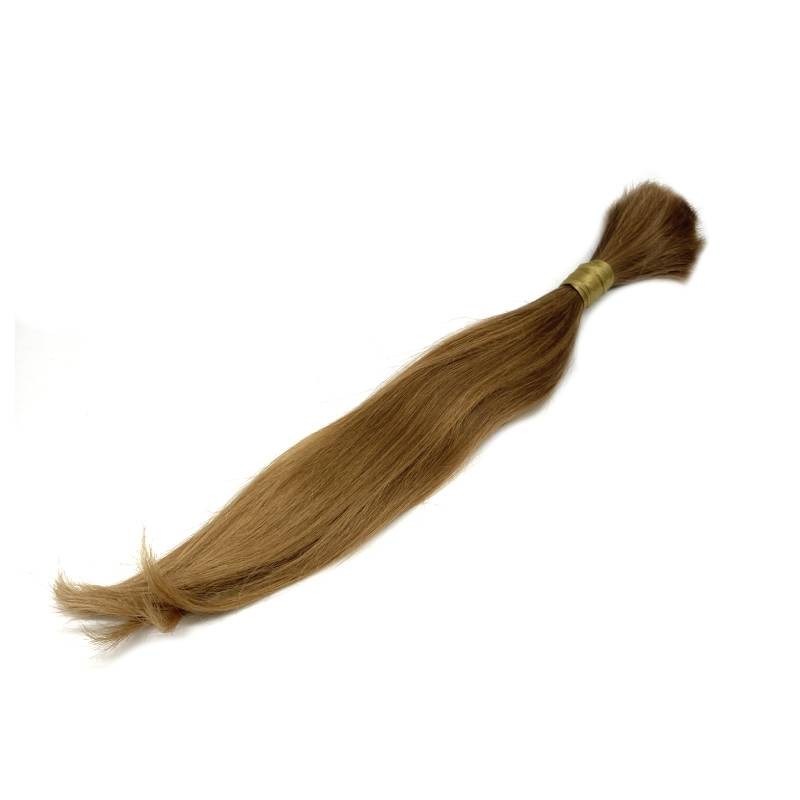 Włosy dziewicze złocisty jasny brąz 40cm 59g