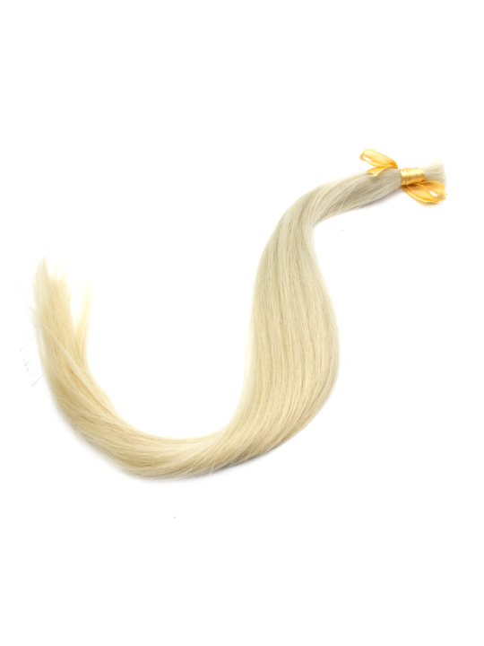 Włosy azjatyckie dziewicze farbowane - zimny blond