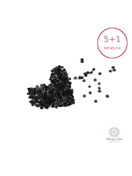 Keratyna do włosów włoska czarna PROMOCJA 5+1 10 g | Beauty For You