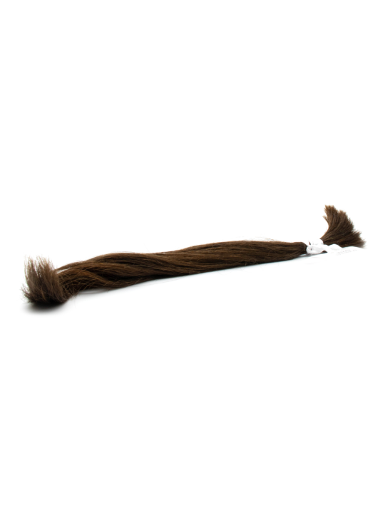 Włosy dziewicze proste ciemny / średni brąz 38 cm 35g | Beauty For You