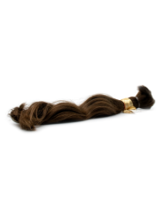 Włosy dziewicze proste średni / jasny brąz 35 cm 89 g | Beauty For You