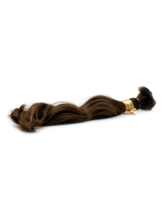 Włosy dziewicze proste średni / jasny brąz 35 cm 89 g | Beauty For You