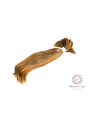 Włosy dziewicze jasny brąz 35cm 123g