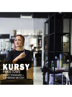 Szkolenie z przedłużania włosów - PAKIET STANDARD + (3 WYBRANE METODY)