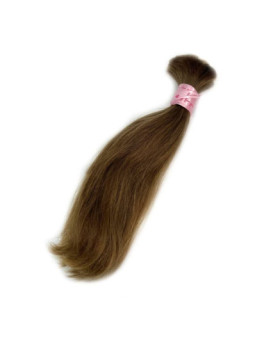 Włosy dziewicze podatne złocisty jasny brąz 33cm 138g