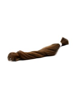 Włosy słowiańskie dziewicze średni / jasny brąz 37 cm 62 g