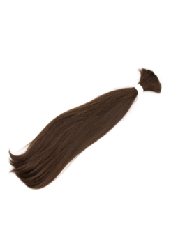 Włosy dziewicze ciemny  brąz 41cm 78g