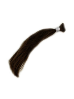 copy of Włosy dziewicze w kitce proste ciemny brąz 41cm 82g