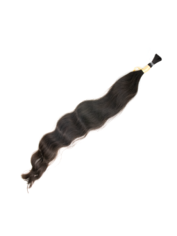 Włosy dziewicze Falowane ciemny brąz 66cm 74g