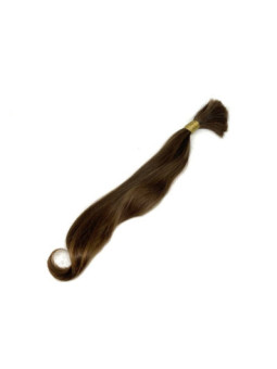 Włosy dziewicze średni brąz 42cm 45g