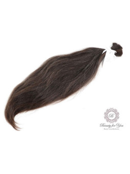 Naturalny czarny / ciemny brąz z siwizną, 58 cm 120g