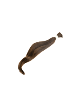 Włosy dziewicze średni brąz 50cm 66g