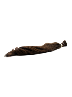 Włosy słowiańskie dziewicze ciemny brąz 51 cm 156 g