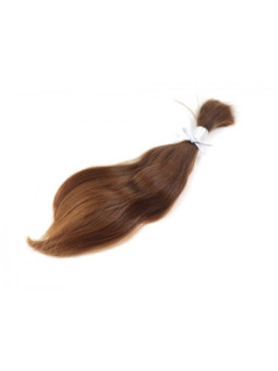 Włosy dziewicze jasny złocisty brąz z refleksem 33-36cm 50g