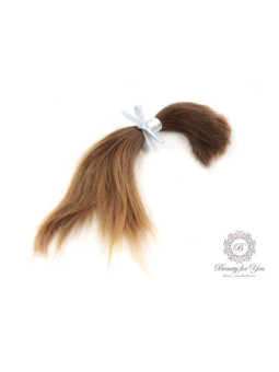 Włosy dziewicze ciemny blond 24cm 28g