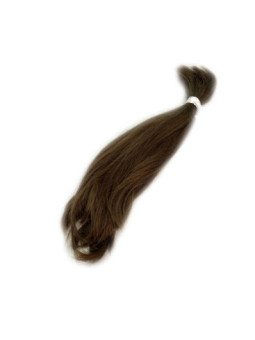 Włosy dziewicze średni brąz z refleksem 26-35cm 78g