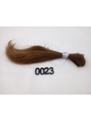 Włosy dziewicze jasny brąz dł. 23 cm, 20 gram