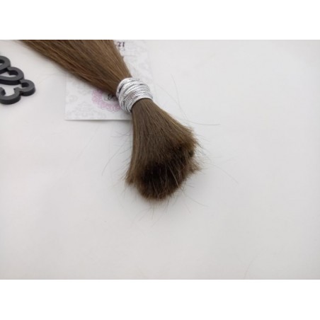 Włosy dziewicze jasny brąz dł. 23 cm, 20 gram