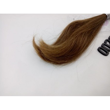 Włosy dziewicze jasny brąz dł. 23 cm, 20 gram
