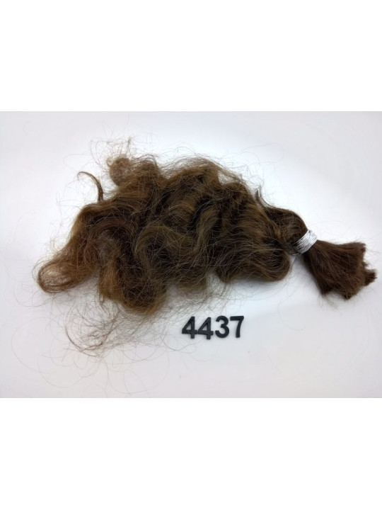 Włosy dziewicze średni brąz dł. 44 cm, 85 gram Włosy dziewicze średni brąz dł. 44 cm, 85 gram