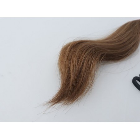 Włosy dziewicze jasny brąz dł. 24 cm, 24 gram