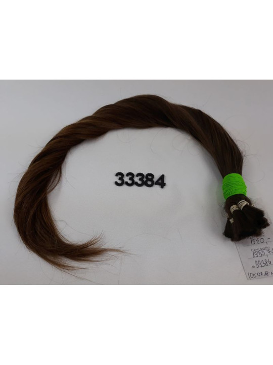 Włosy dziewicze średni brąz dł. 60 cm, 123 gram Włosy dziewicze średni brąz dł. 60 cm, 123 gram